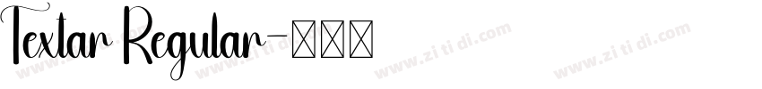 Textar Regular字体转换